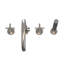 DreamLine Atlantic 12 in. x 8 in. Deck Mounted Tub Faucet with Handshower-640838191
