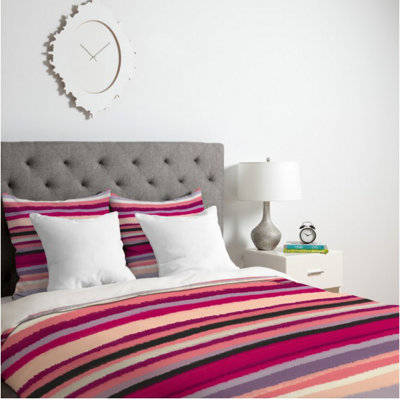 Viviana Gonzalez Modern & Contemporary Striped Duvet Cover