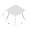 Holmes 39'' Square Conference Table-924758120