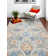 Glorian Geometric Handmade Tufted Wool Area Rug in Taupe