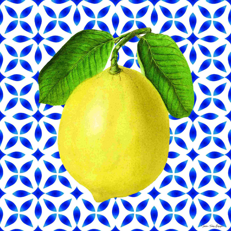 " Mediterranean Lemon ", 20" H x 20" W  