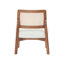 [Ensemble de 2] Méridienne beige moderne avec dossier tissé (table non incluse)