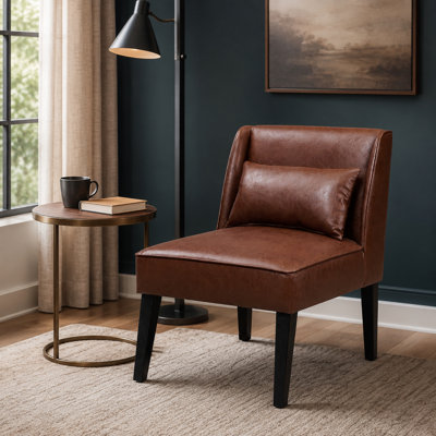 Georgeson Faux Leather Accent Chair