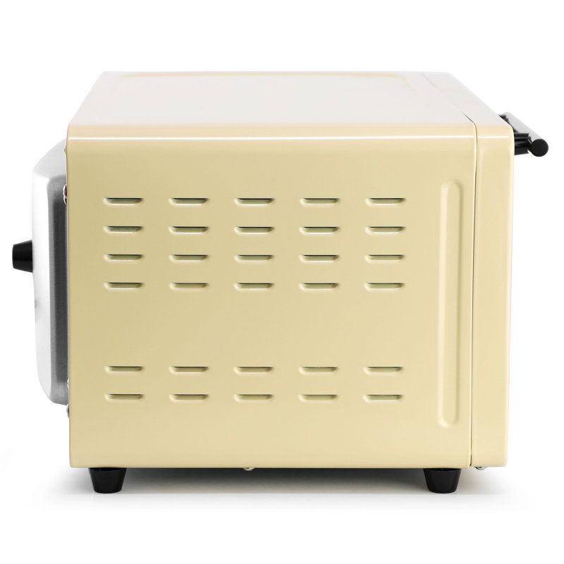 MegaChef 9 Liter Electric Counter Top Toaster Oven in Candy, Cream