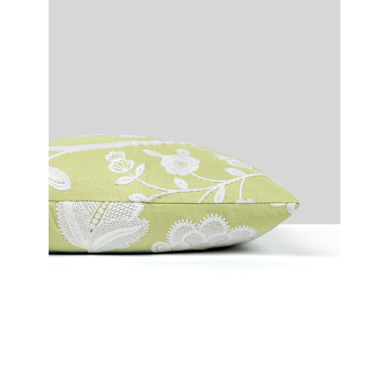Kensington Embroidery Pillow, Celery Floral