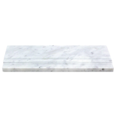 12'' L x 4.75'' W Marble Tile Trim