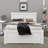 A Full-Sized Platform Bed With A Drawer And Two Shelves Incorporated-106694233