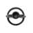 Double Circle Arman Aluminum Candlestick in Black