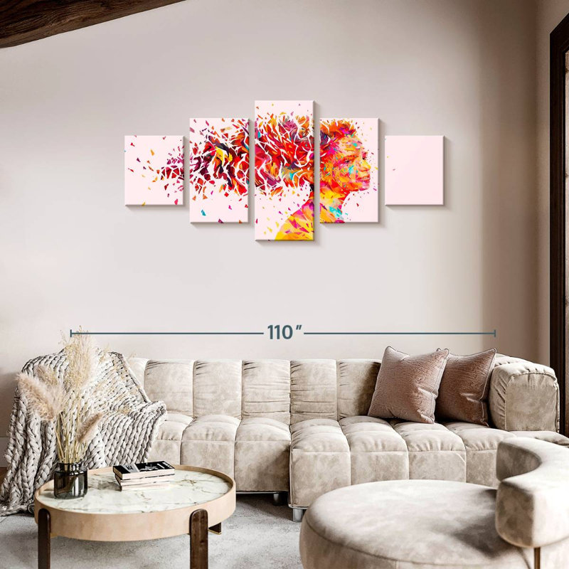Wind, 36" H x 80" W