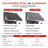 Awntech Houstonian Standing Seam Metal Fixed Awning with Open Sides-28213106-28213365-126123790