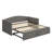 Upholstered Daybed With Pop Up Trundle-1044539852