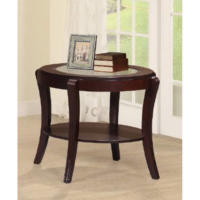Ayrabella Glass Top End Table