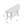 Dipietro 46'' Console Table