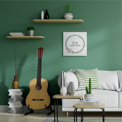 « stay d’inspiration family home », art sur toile