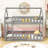 Twin Over Twin House-Shaped Bunk Bed With Ladder And Door-288378533