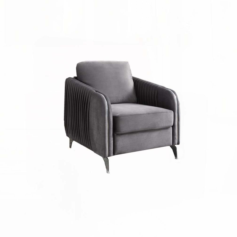 Fauteuil d'appoint en velours