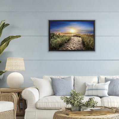 Désert, cadre flottant au lever du soleil, design par Celebrate Life Gallery