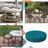 Decorative Indoor Outdoor Waterproof Round Cushion Cover, Patio Bar Stool UV Resistant Seat Cover-2136366980