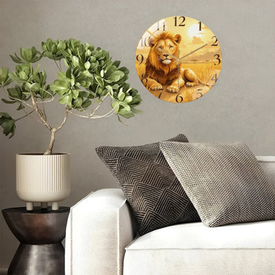Horloge murale Lion