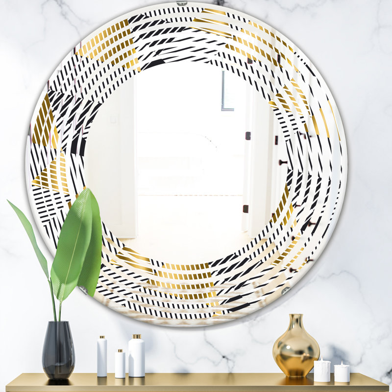 Miroir mural Wave Luxury Waves VI, H 23,6 po x l 23,6 po