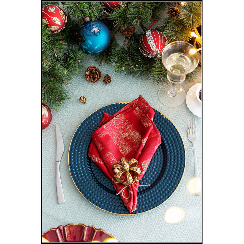 Paquet de 8 assiettes de présentation en plastique, P 13 po