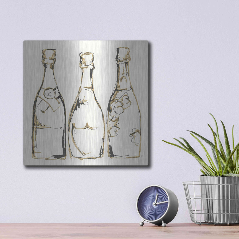Winston Porter «Champagne Is Grand III» par Chris Paschke, H 12 po x l 12 po