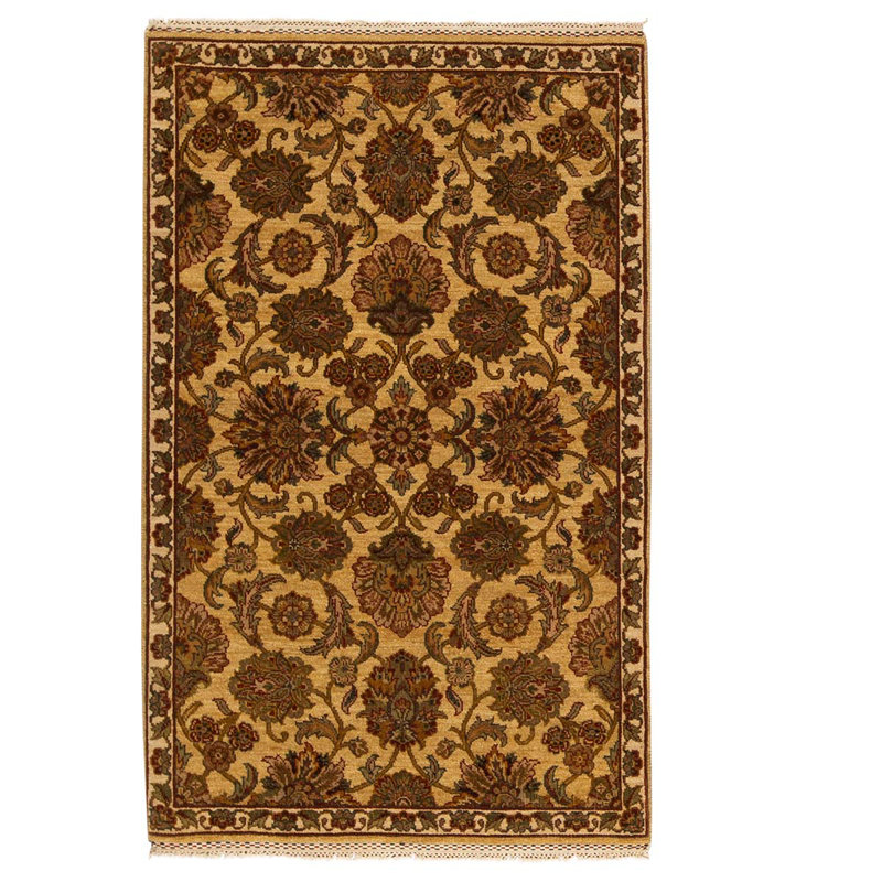 Oriental Area Rug in Ivory