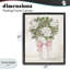 Joli cadre flottant avec roses roses et nœuds, design par Cindy Jacobs-1328636623-1328636627