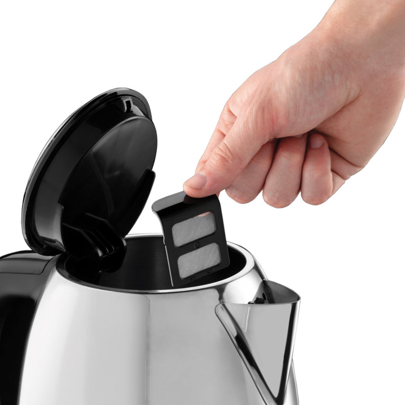 Russell Hobbs Classics Kettle Polished Stainless Steel, Silver, 1.7qt