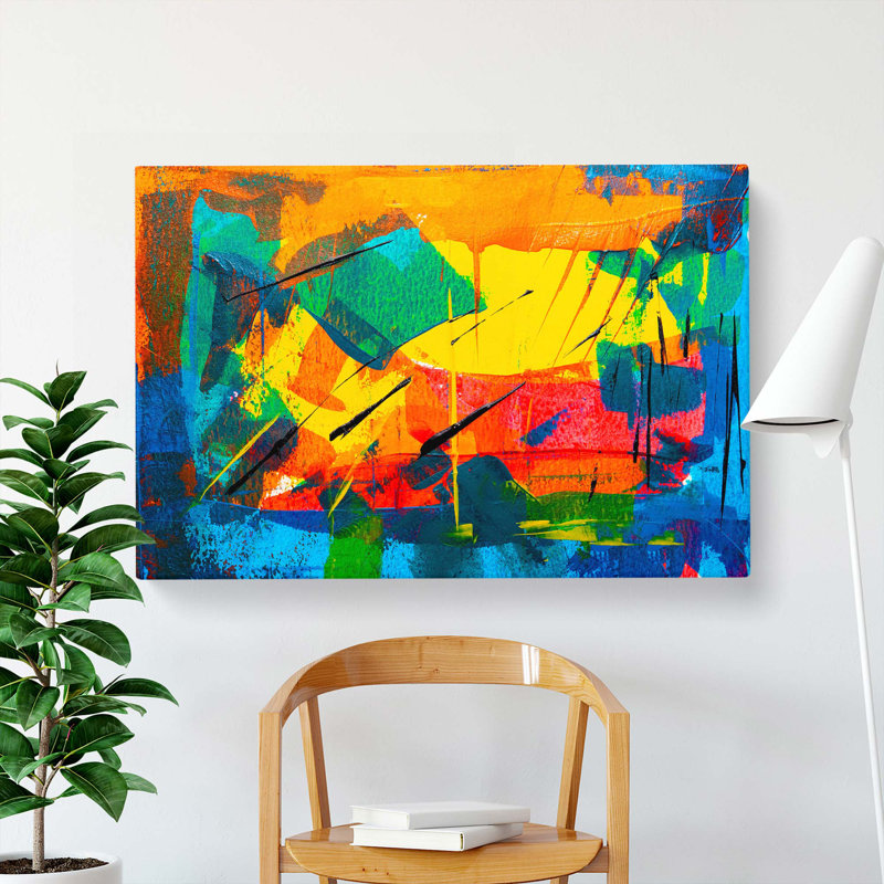 Abstract Art Painting Vol.3 by S.Johnson - Wrapped Canvas, 40cm H x 60cm W x 3cm D