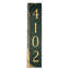 Wheat 4-Line Lawn Address Sign