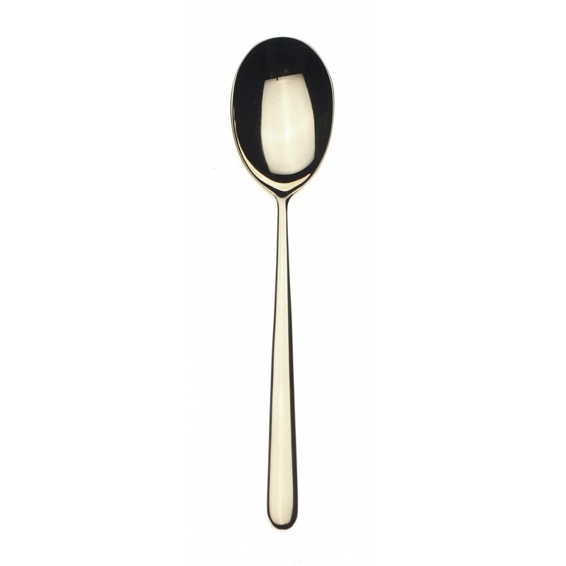 Linea Espresso Spoon - 12 Pieces - Champagne, Champagne