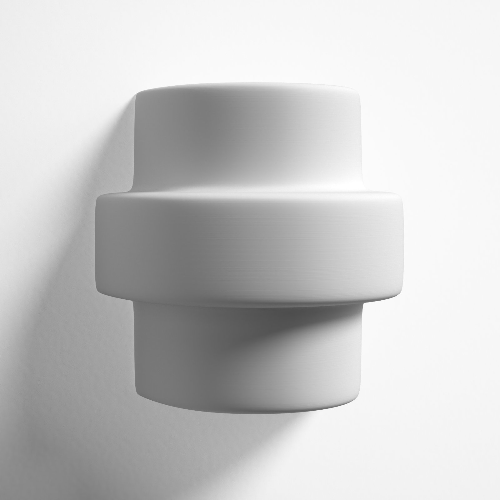 Bergen Ceramic Outdoor Light, Bisque