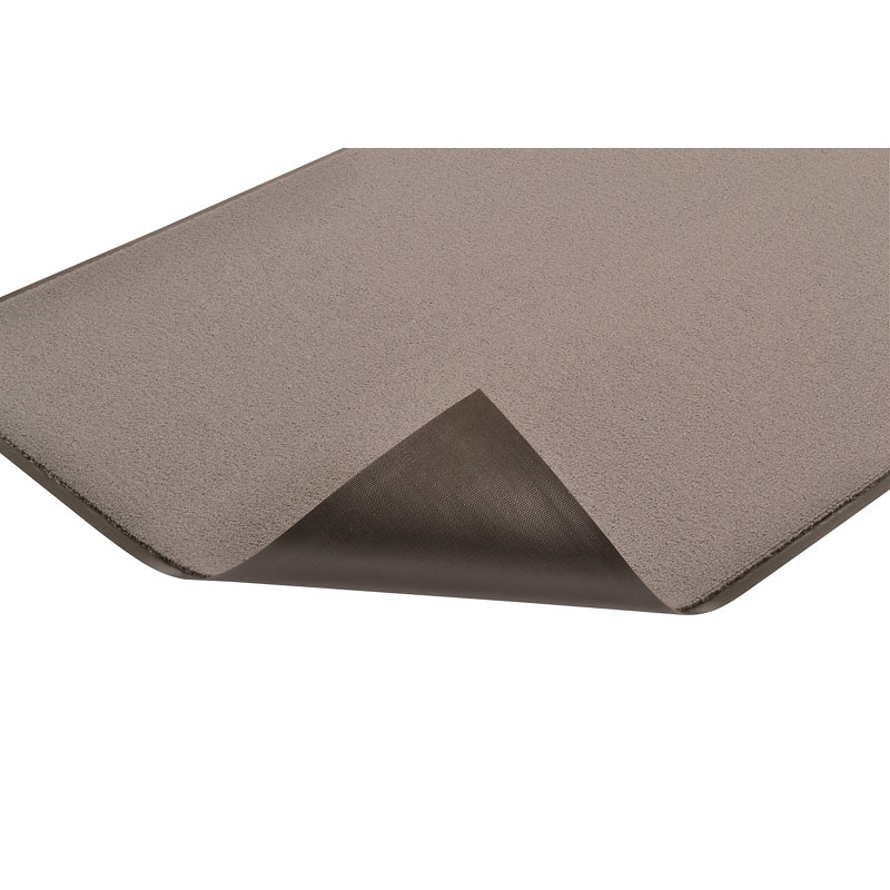 Tapis de porte d’intérieur anti-dérapant Mesirow, Gris, Rectangle 2 pi x 3 pi