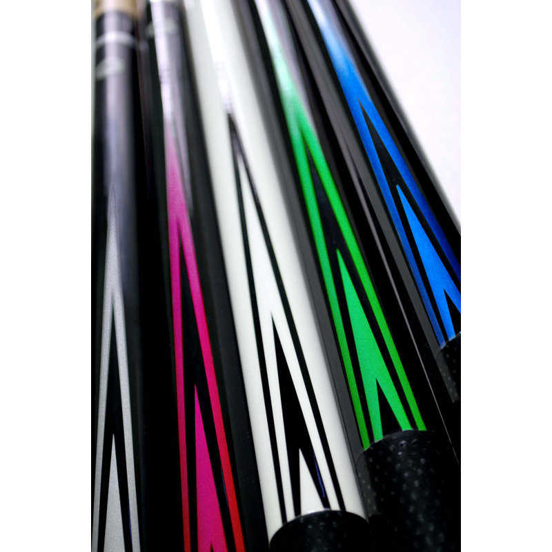 Queue de billard Raidch - Points By RAM Game Room, Noir / Bleu