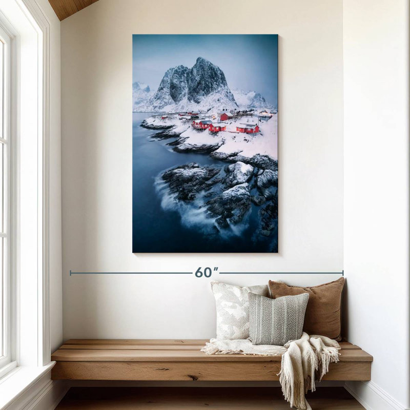Alvord Fishermen Huts In Hamnoy, 48" H x 32" W