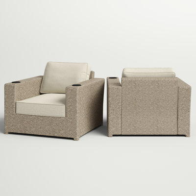 Almyra Fully Assembled Patio Chair with Cushions