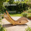 Chaise berçante en bois, chaise berçante d'extérieur