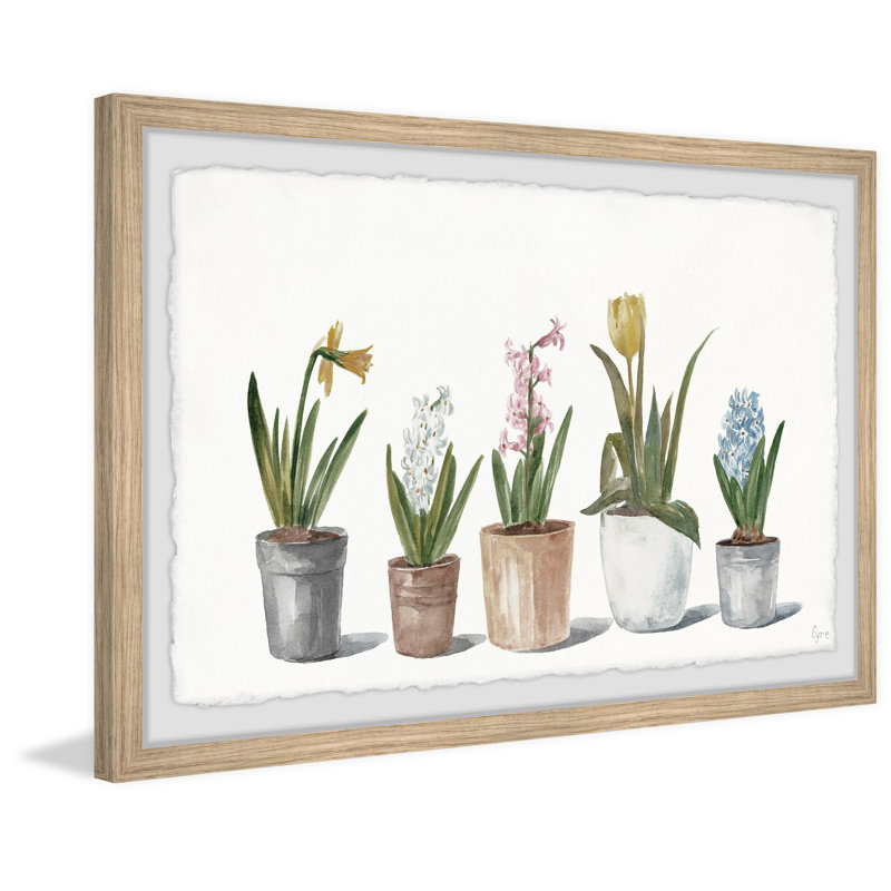 We Are Like Flowers 1 Piece Single Picture Frame Painting, 41cm H x 61cm W