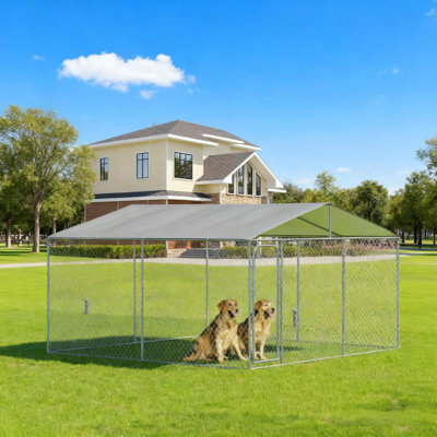 Metal Yard Kennel With Door