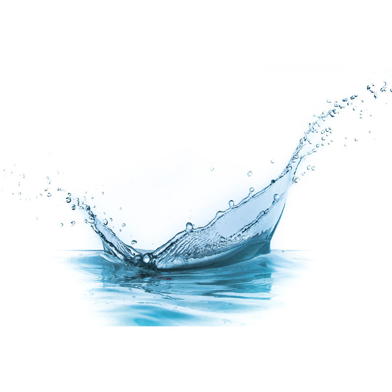 Water Splash - Photographie sur toile tendue, H 20 po x l 30 po