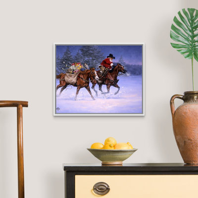 «Christmas Rush» par Jack Sorenson - reproduction d'art sur toile