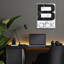 «Black Marble» par Typelike, art mural en verre acrylique-382324483