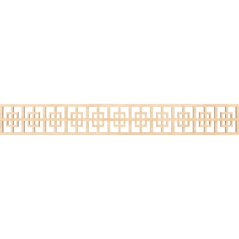 Moulure de chantournage Cambridge, Bouleau, H 6 po x l 46,5 po x P 0,25 po