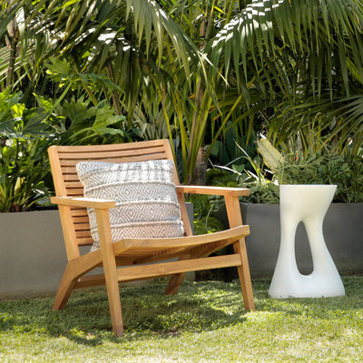 Chaise de patio en teck Alair