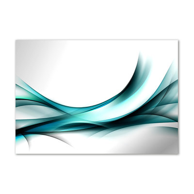 Waves Abstraction - Wrapped Canvas Print