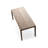 Burlywood Rectangular Solid Wood Dining Table-108647928