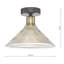 Pula Glass Semi Flush Mount