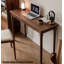 Petit bureau d'appoint en bois massif-110563325