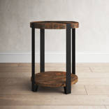 Gracie Oaks Sansa Solid Wood End Table & Reviews | Wayfair